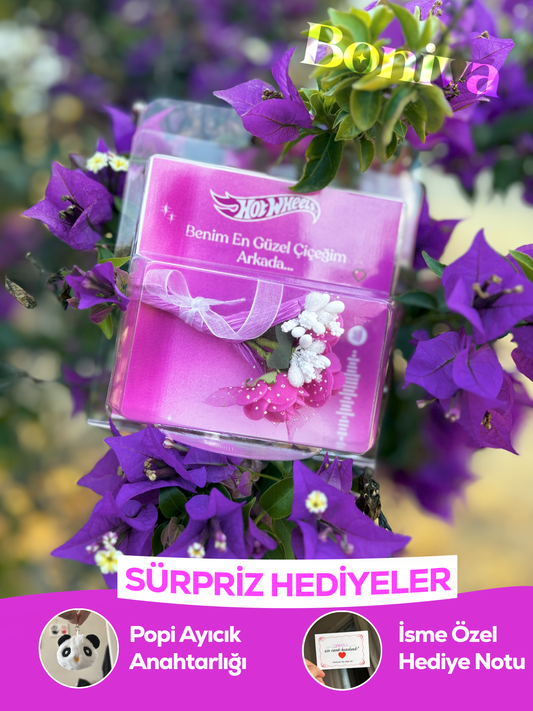 Kişiye Özel Tasarım Hot Wheels Çiçek Buketi